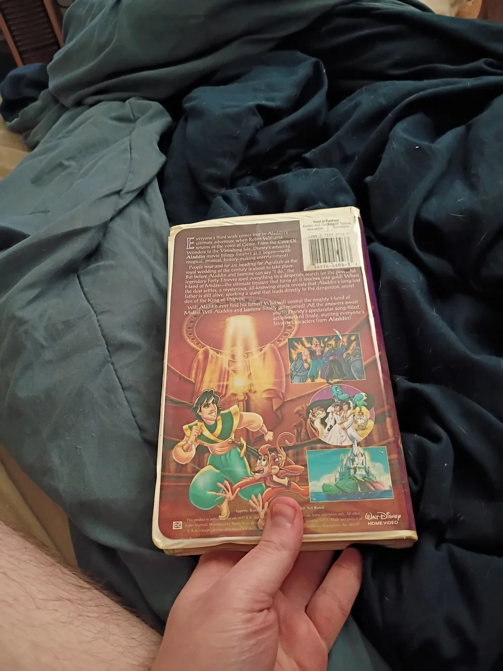 Disney Aladdin on VHS